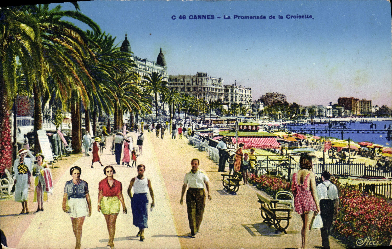 CPA Cannes La Promenade de la Croisette