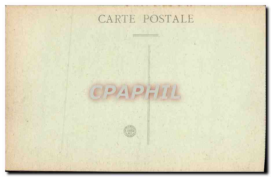 CPA Cannes La Croisette et les Palmiers — Verso