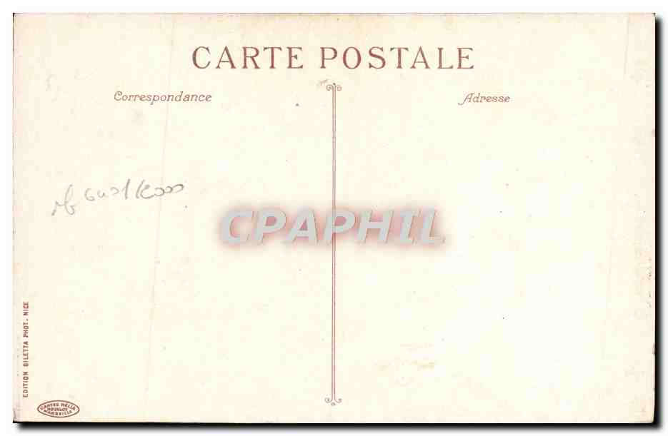 CPA Cannes Boulevard Carnot — Back