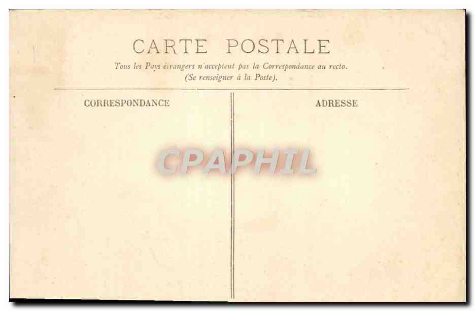 CPA Cannes La Route de la Californie — Verso
