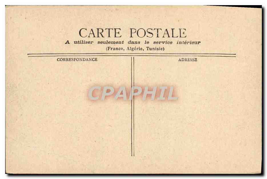CPA Cannes Cote D'Azur — Verso