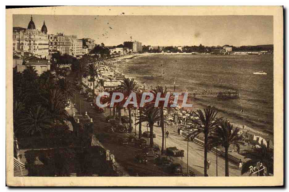 CPA Cannes La Promenade de la Croisette et les grands Hotels 