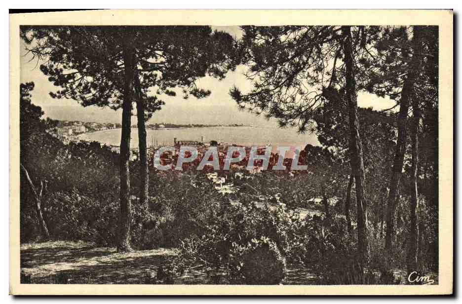 CPA Cannes Vue generale prise de la Croix des Gardes