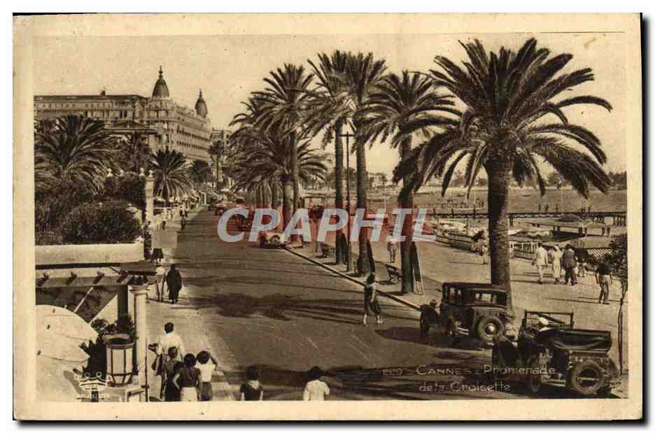 CPA Cannes Promenade de la Croisette 