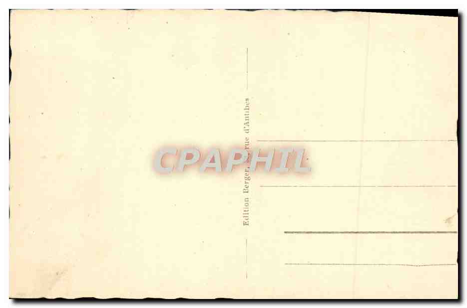 CPA Cannes Voillers Bateau — Verso