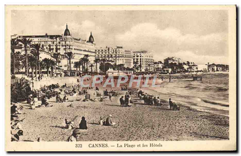 CPA Cannes La Plage et les Hotels 