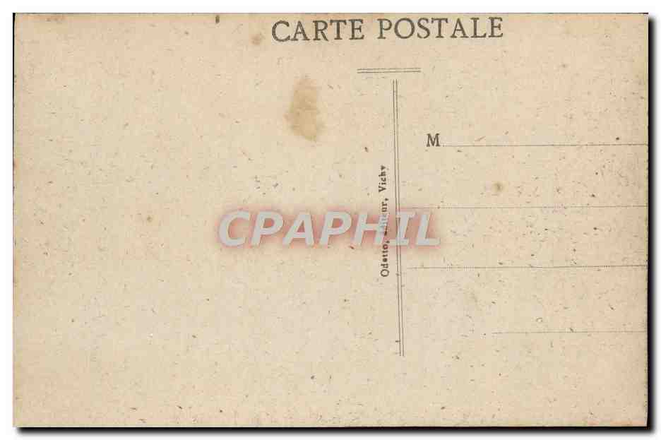 CPA Cannes Promenade de la Croisette et le Mont Chevalier — Rückseite