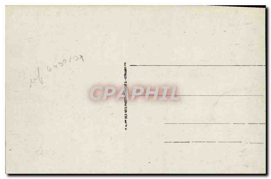 CPA Cannes Les Allees et le Casino Filets de peche — Rückseite