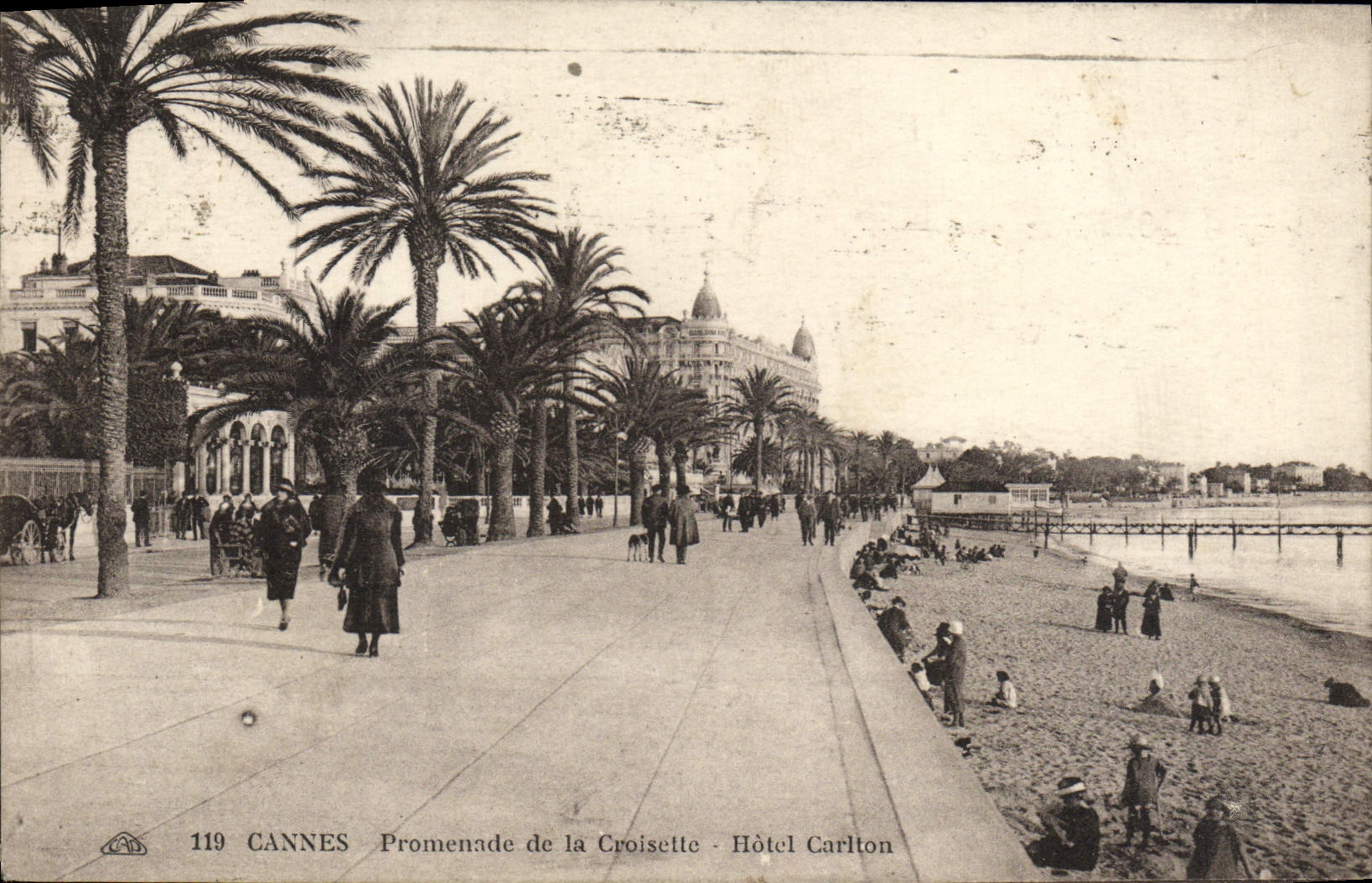 CPA Cannes Promenade de la Croisette Hotel Carlton