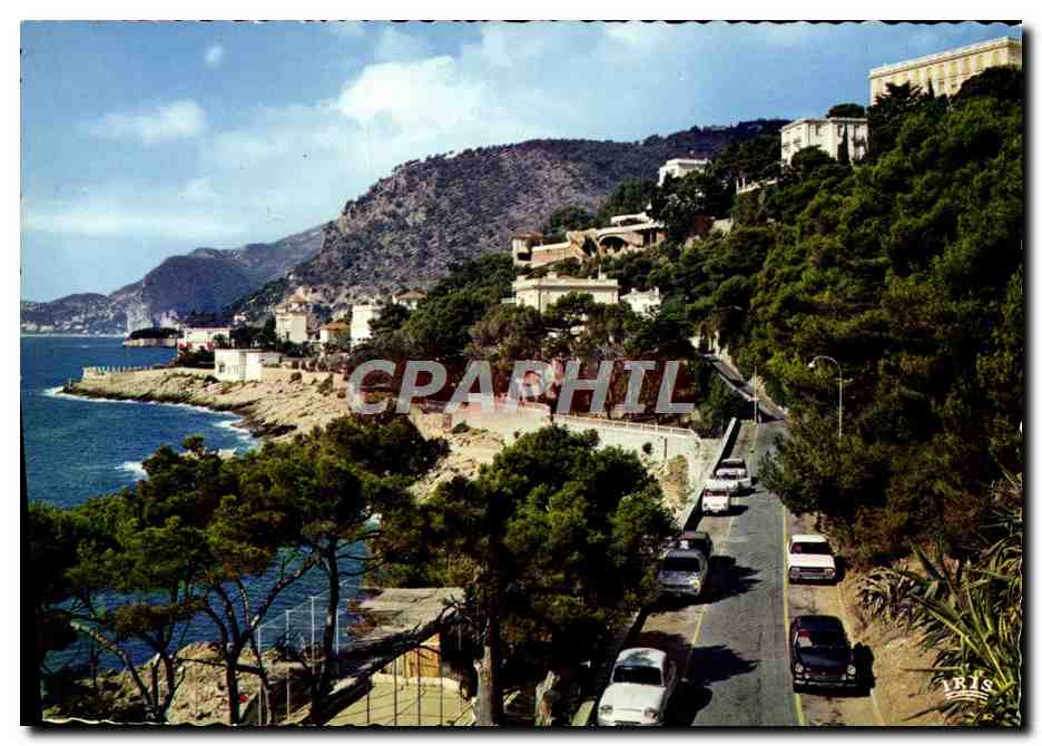 CPM Cap d'Ail Le Boulevard du bord de mer et la Pinede 