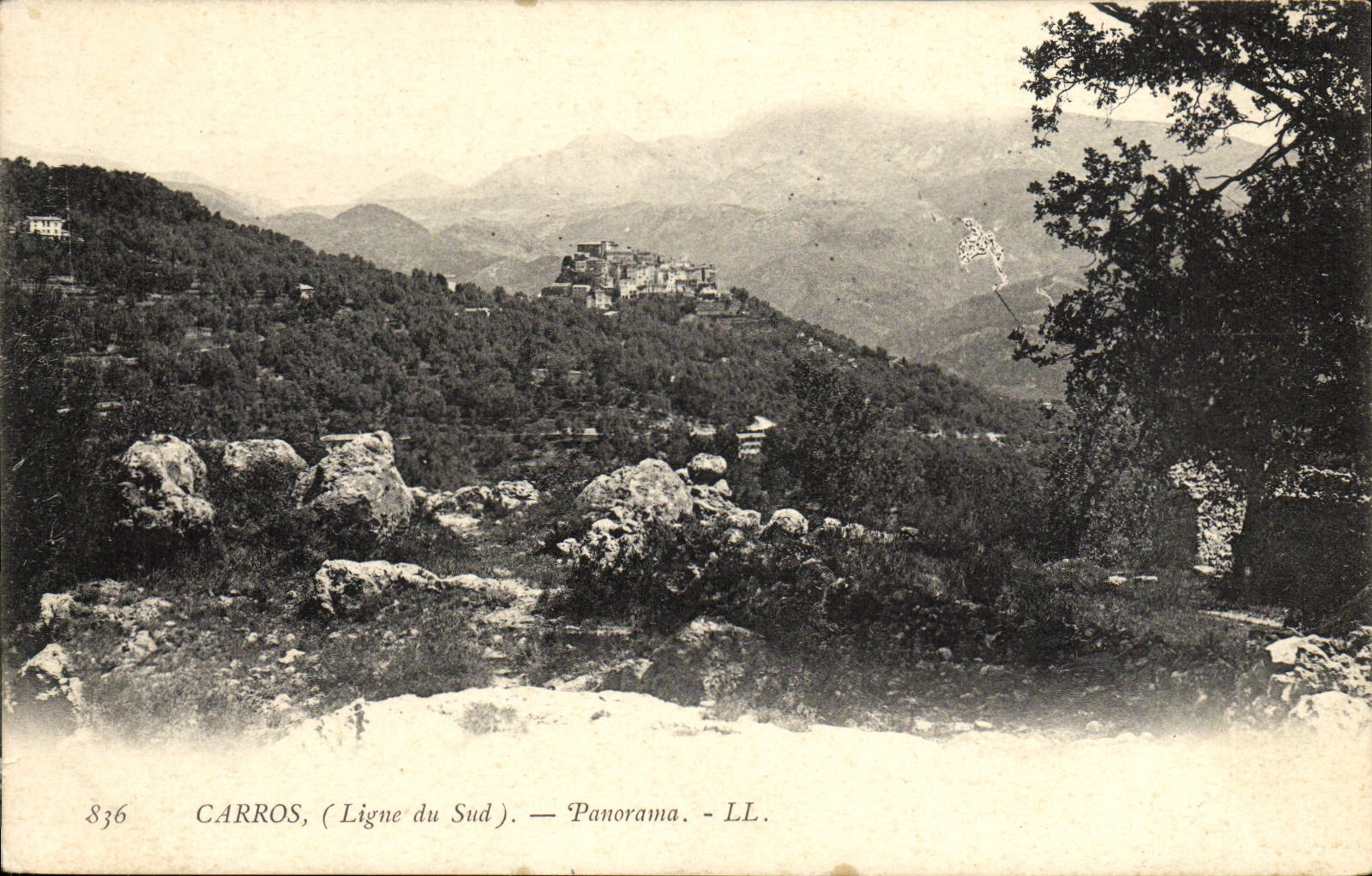 CPA Carros Panorama