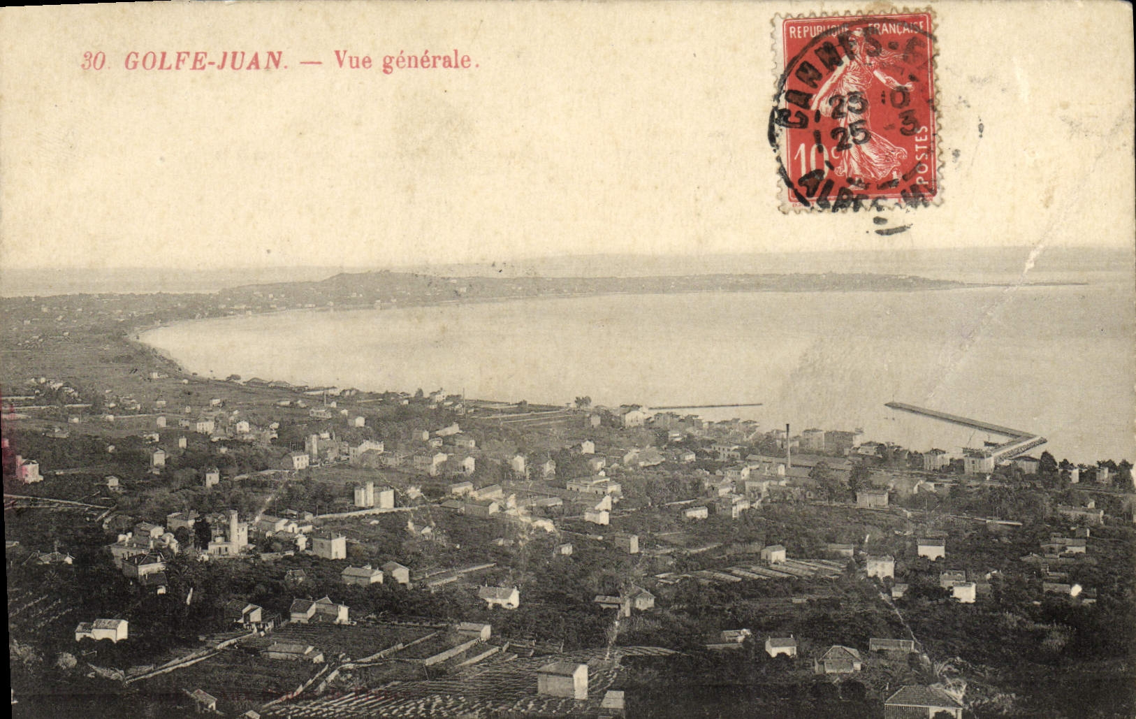 Golfe-Juan — Vue générale.
