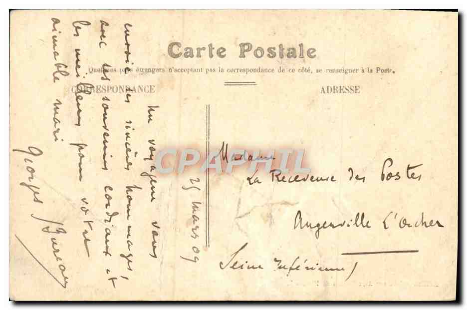 Golfe-Juan — Vue générale. — Verso