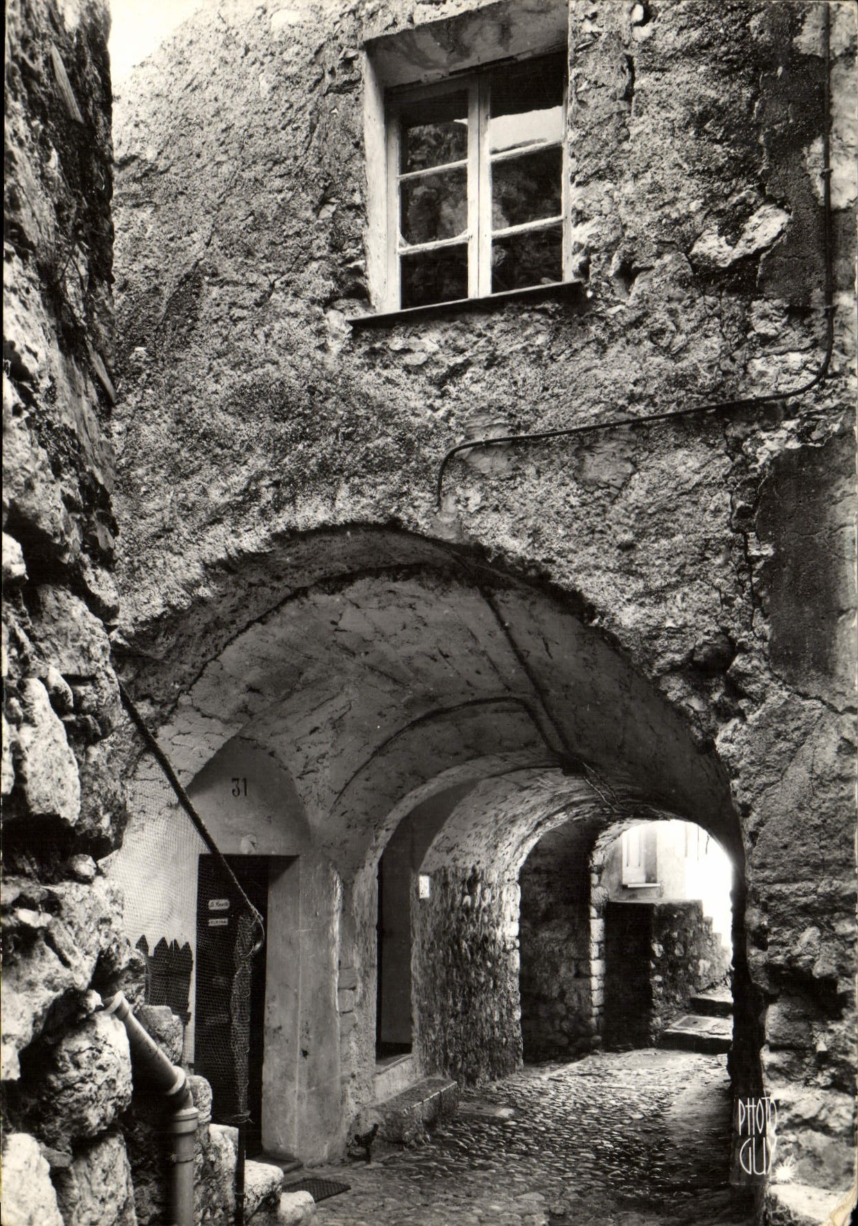 CPM Gorbio Les Voutes d'une Vieille rue du Village 