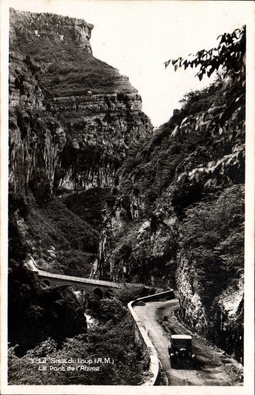 CPM Le Saut du Loup Le pont de l'abime