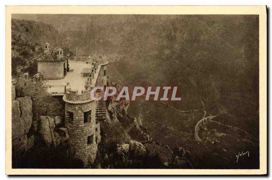 CPA Gorges du Loup Le Pont du Loup vu des hautes de Gourdon