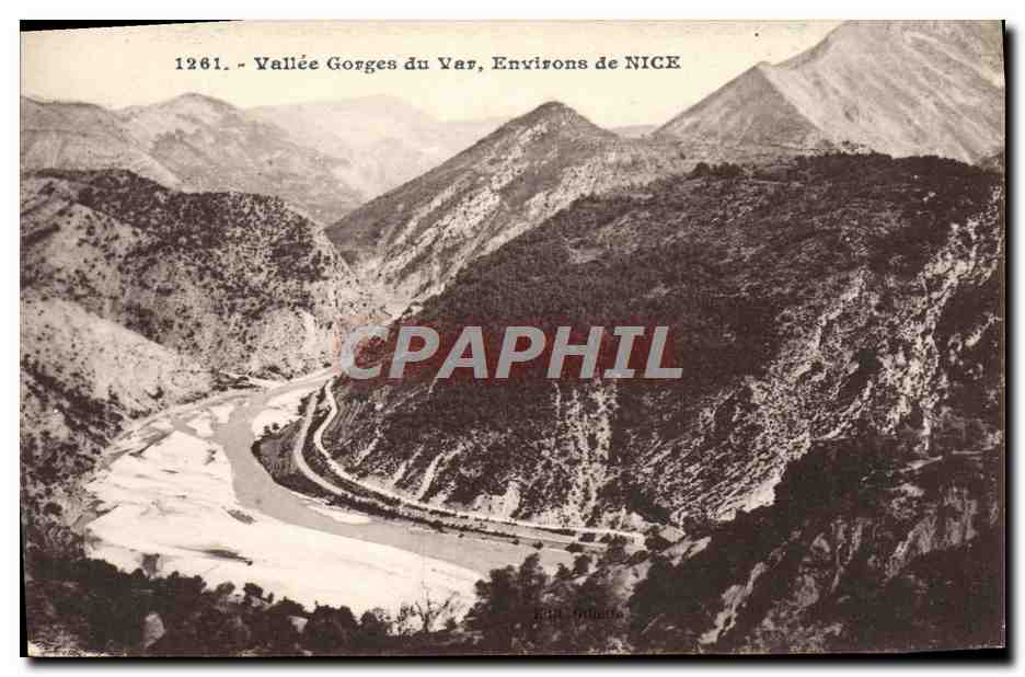 CPA Vallee Gorges du Var Envieons de Nice 