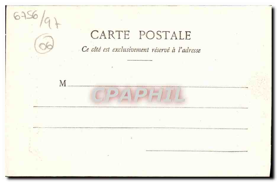 CPA Ligne du Sud de la France Grand Hotel du Loup et le Viaduc  — Rückseite