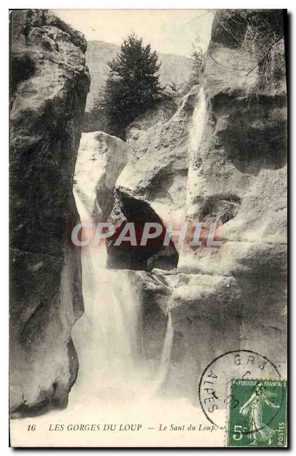 CPA Les Gorges du Loup Le Saut du Loup 