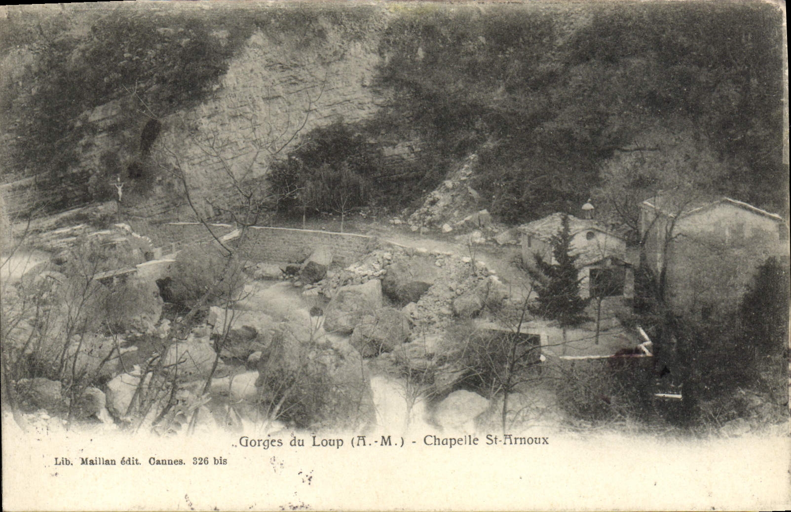 CPA Gorges du Loup Chapelle St Arnoux 