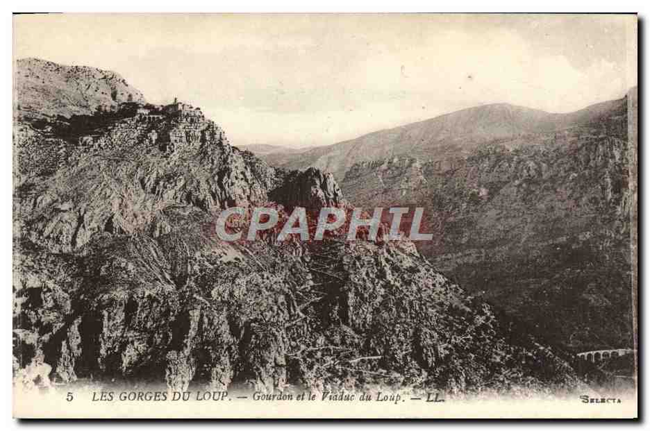 Les Gorges du Loup — Gourdon et le Viaduc du Loup — Selecta