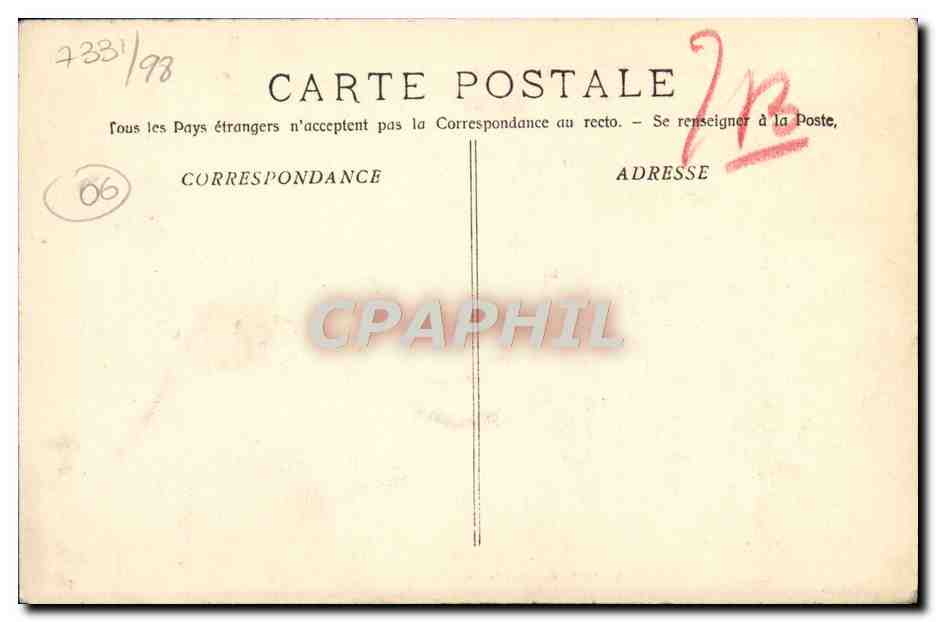 CPA Ligne du Sud Gourdon Sur Loup  — Rückseite