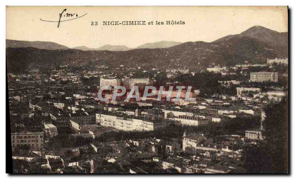 CPA Nice Cimiez et les Hotels 
