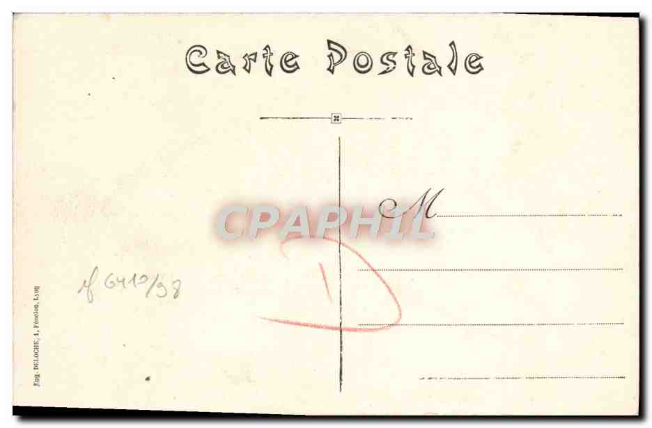 CPA Excelsior Hotel Regina Nice Cimiez Le Grand Hall — Verso