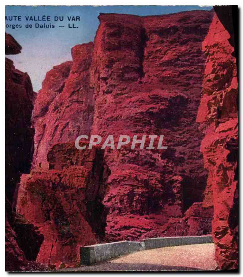 CPA Haute Vallee du Var Gorges de Daluis 