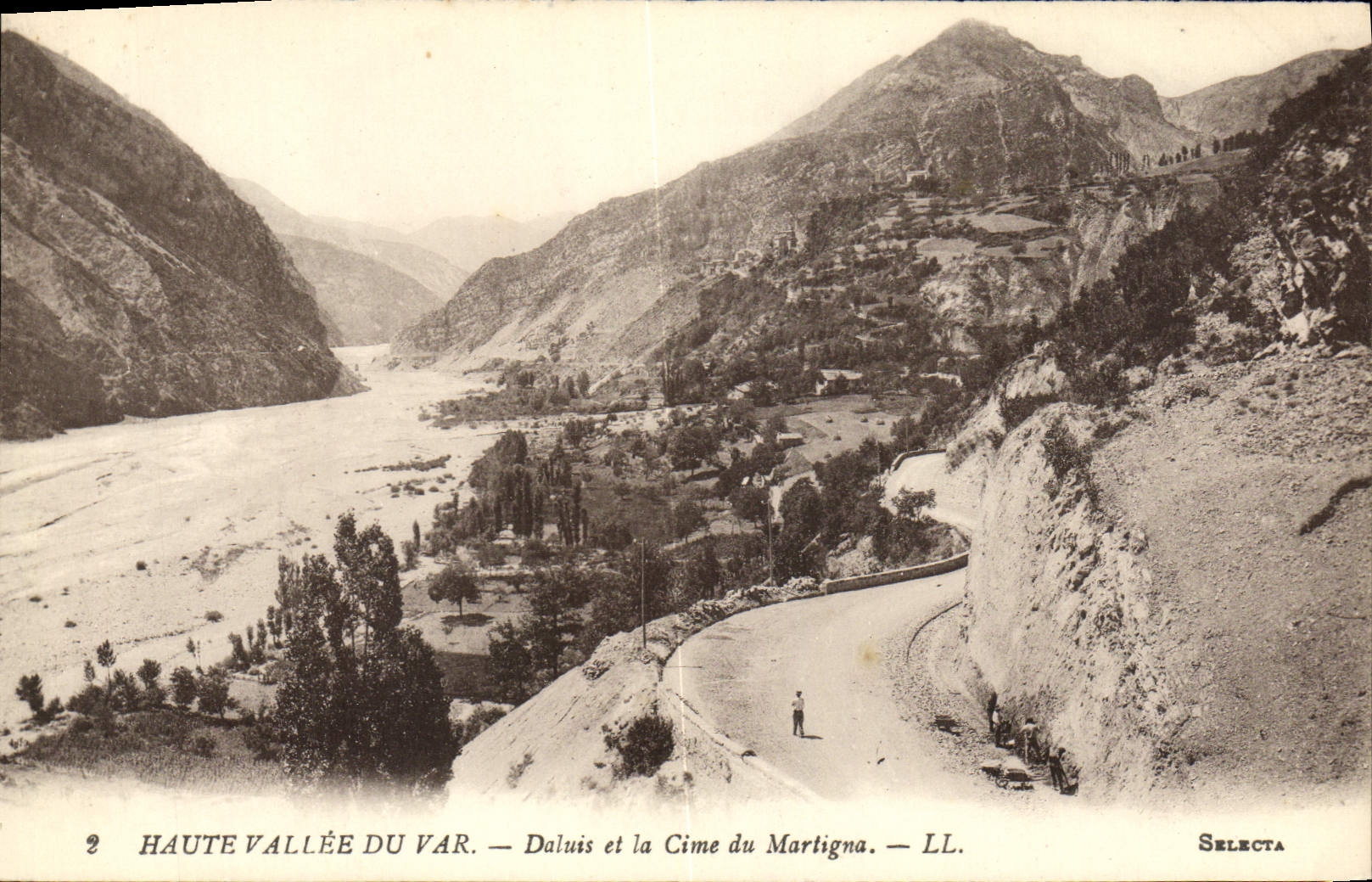 CPA Haute Vallee du Var Daluis et la Cime du Martigna 