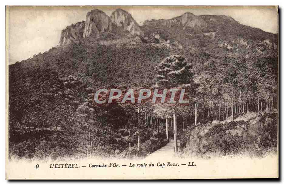 L'ESTÉREL — Corniche d'Or — Die Straße des Cap Roux — LL. — Nr. 9