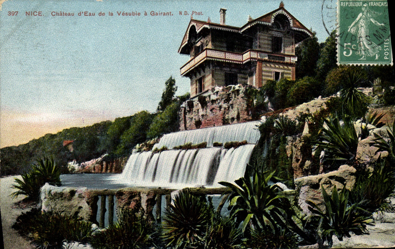 CPA Nice Chateau d'Eau de la Vesubie a Gairant 