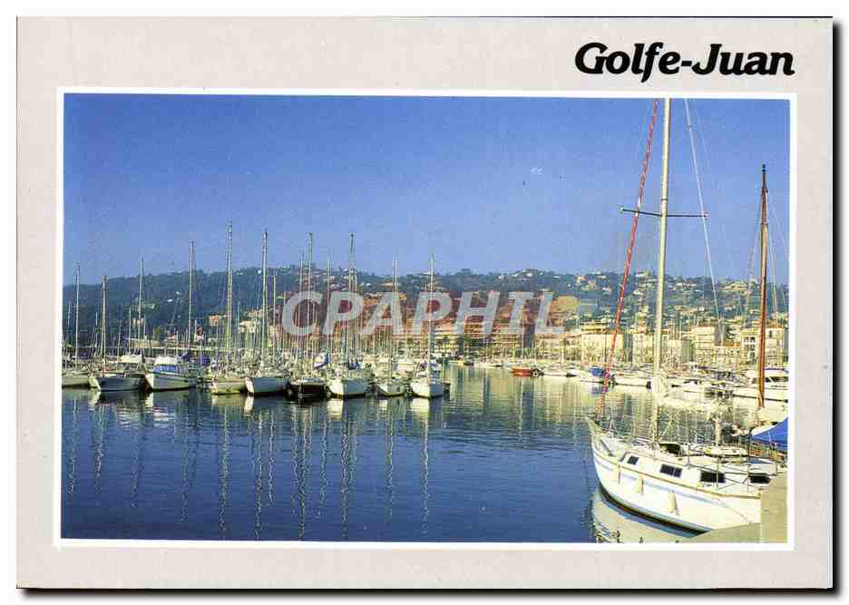 CPM Golfe Juan Vue sur le Port Bateaux 