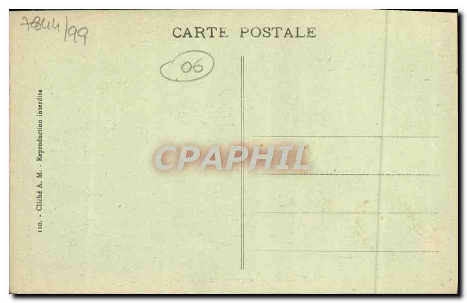 CPA Grasse Vue generale prise de l'Ouest — Rückseite