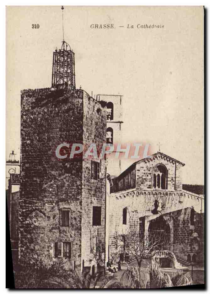 CPA Grasse La Cathedrale 