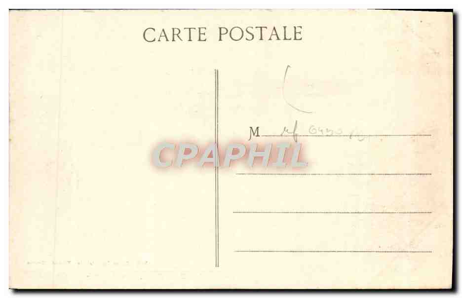 CPA Grasse Place aux Aires La Fontaine  — Rückseite