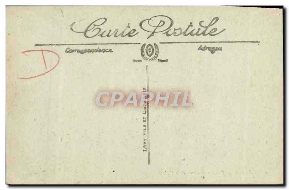 CPA Grasse Vue sur le Cours et le Casino — Rückseite