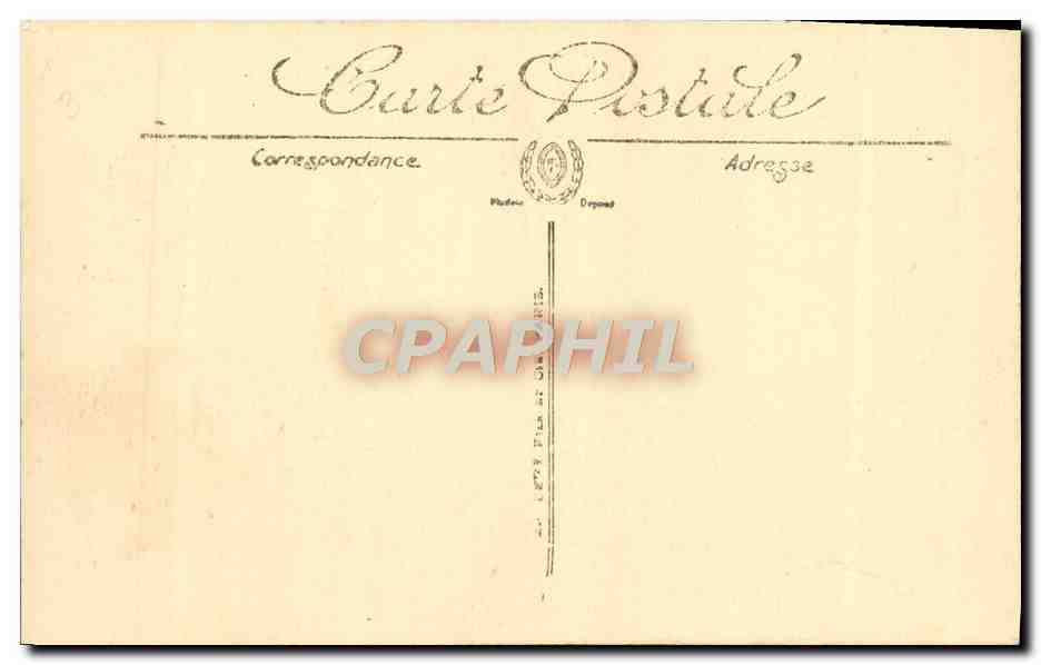 Grasse — Le Boulevard — Vue du château et de la cathédrale — Verso