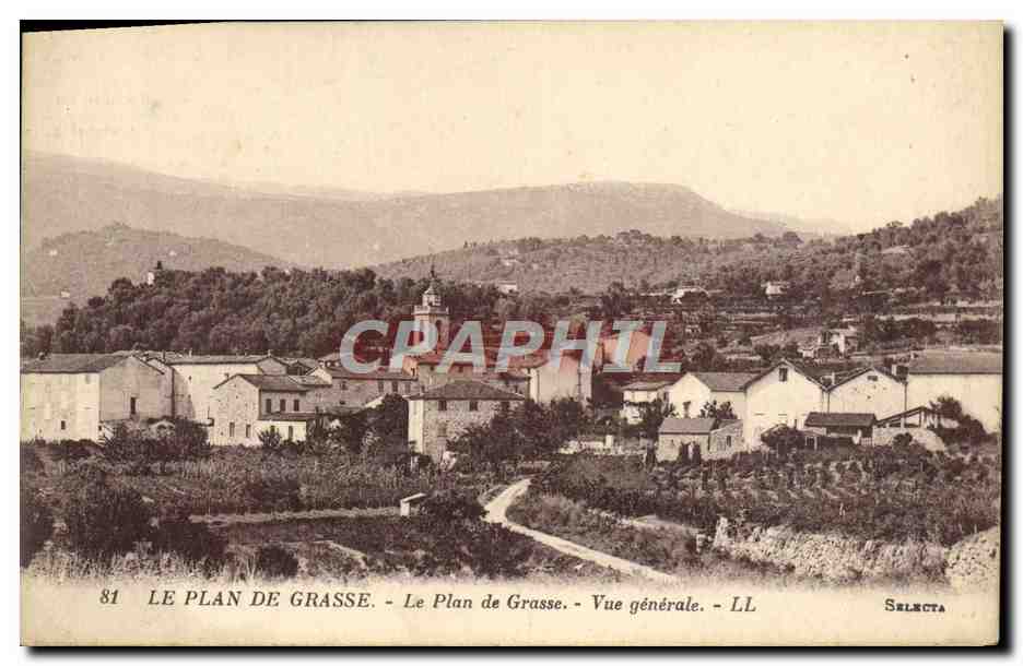 CPA La Plan de Grasse Vue generale 