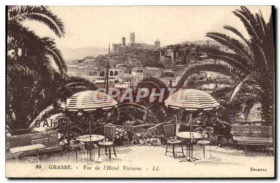 CPA Grasse Vue de l'Hotel Victoria 
