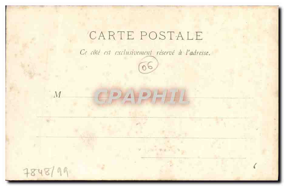 CPA Grasse Vue Generale Femme Folklore  — Rückseite