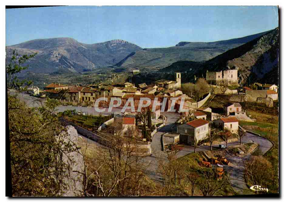 CPM Greolieres Village Vue generale 