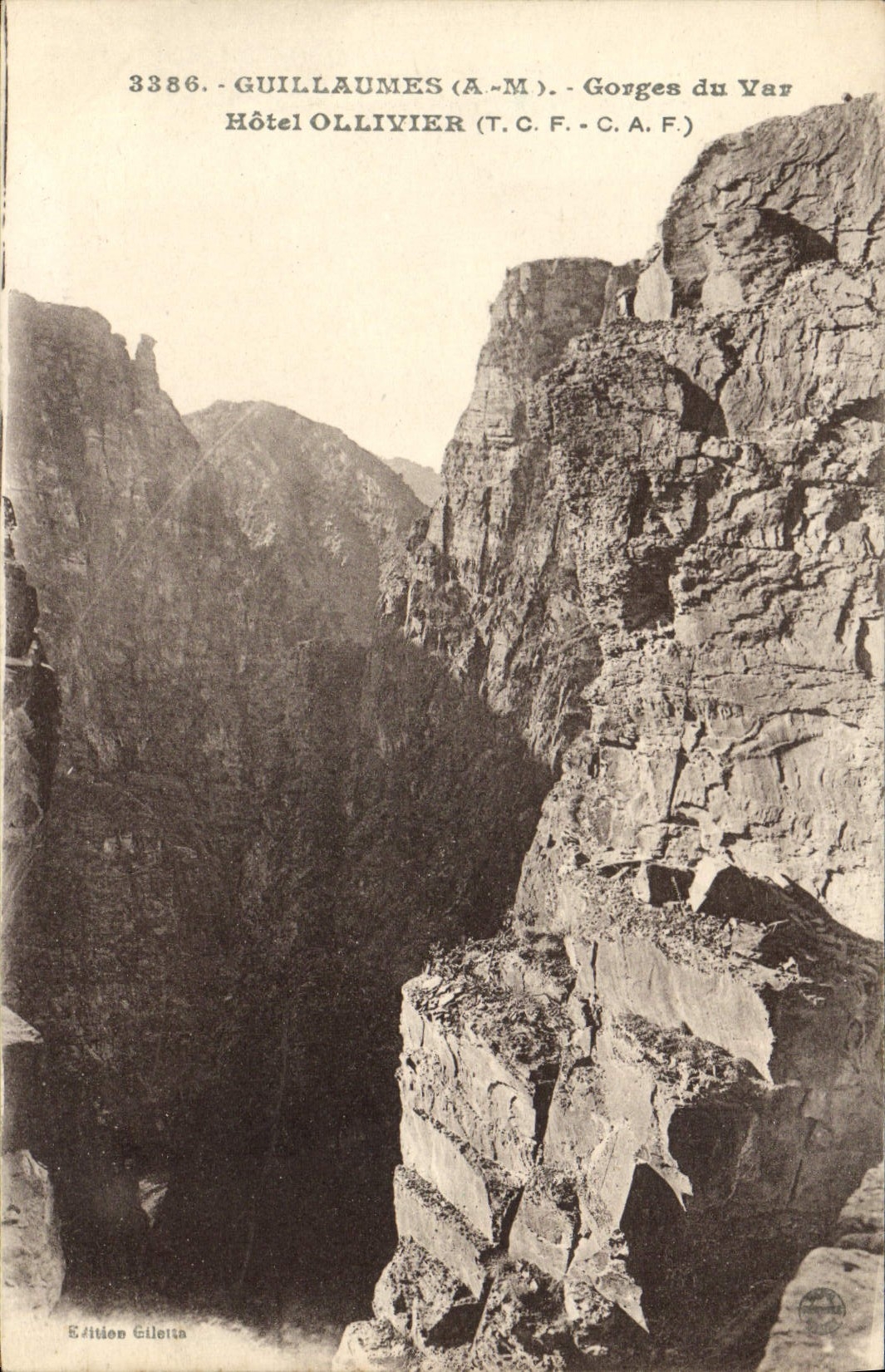 CPA Guillaumes Gorges du Var Hotel Ollivier 