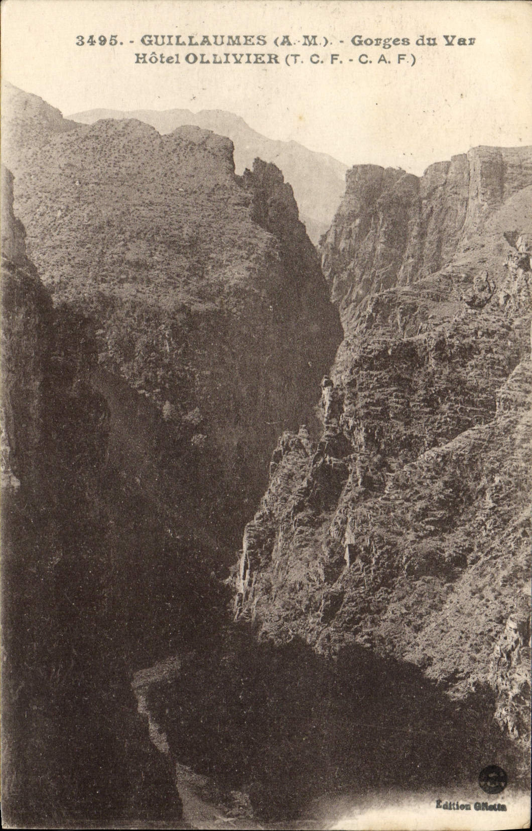 CPA Guillaumes Gorges du Var Hotel Ollivier 