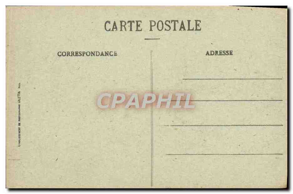 CPA Guillaumes Le Vieux Chateau feodal et Vallee du Var  — Rückseite