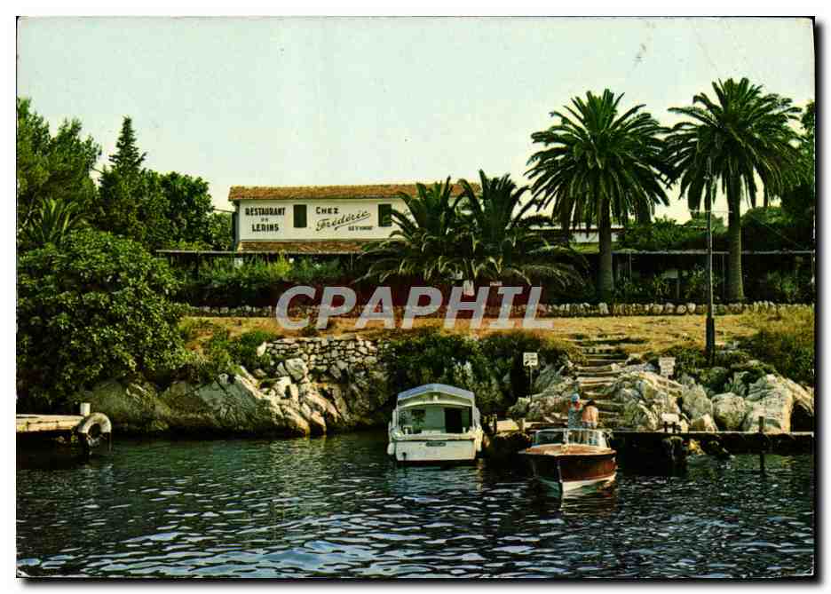 CPM Ile Saint Honorat Cannes Restaurant chez Frederic