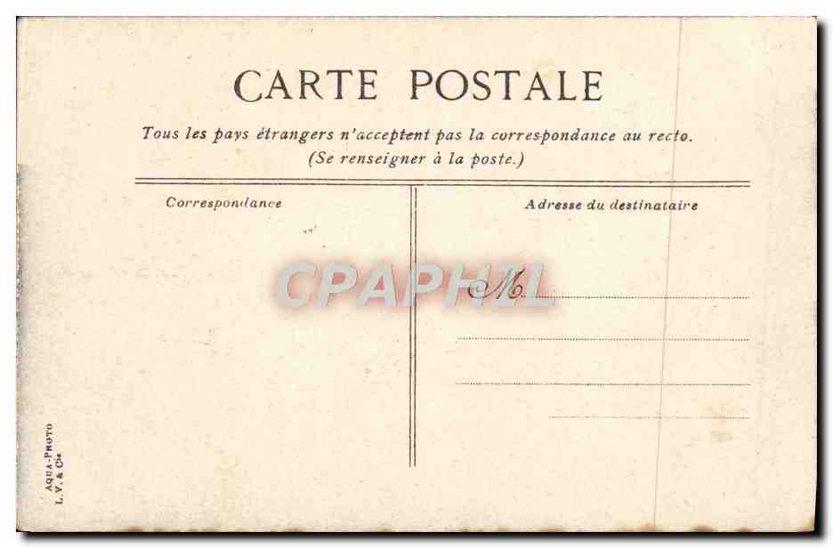 CPA St Honorat Les Rochers  — Rückseite