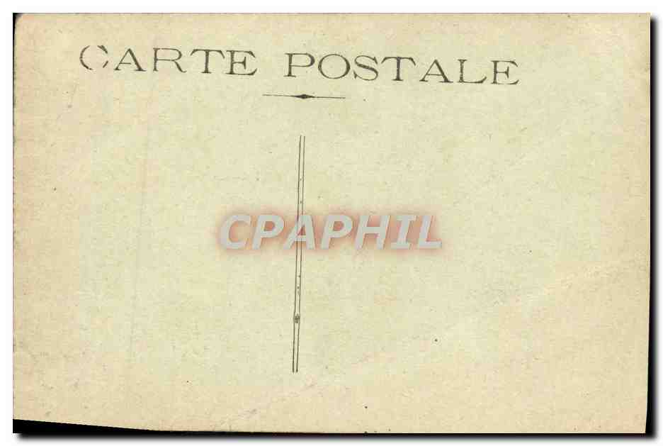 CPA Cannes lle St Honorat Depart du vapeur l' Esterel Bateau — Verso