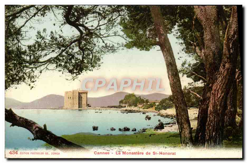 CPA Cannes Le Monastere de St Honorat