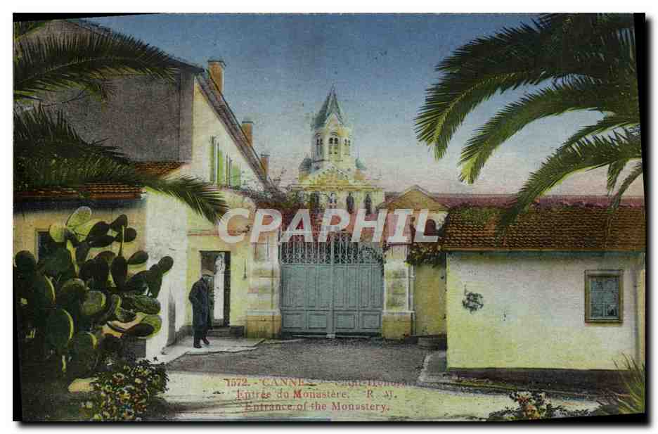 CPA Cannes Entree du monastere 